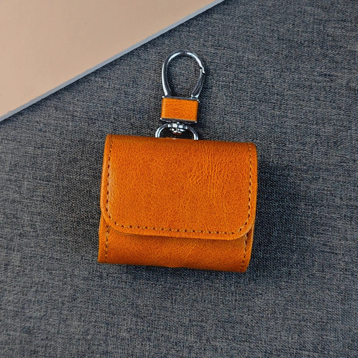Leather AirPods Case with Metal Buckle