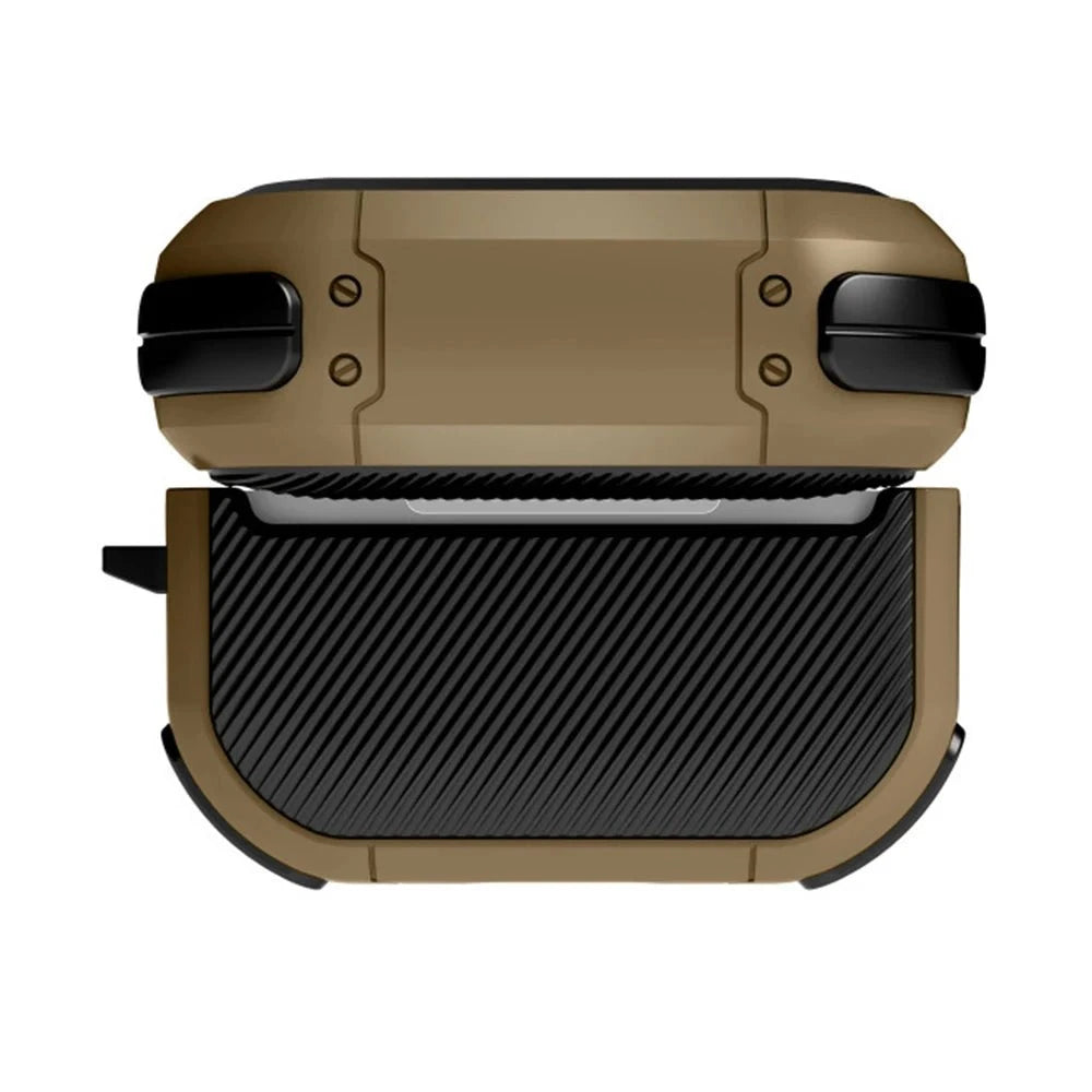 Shockproof AirPods Case with Metal Keychain