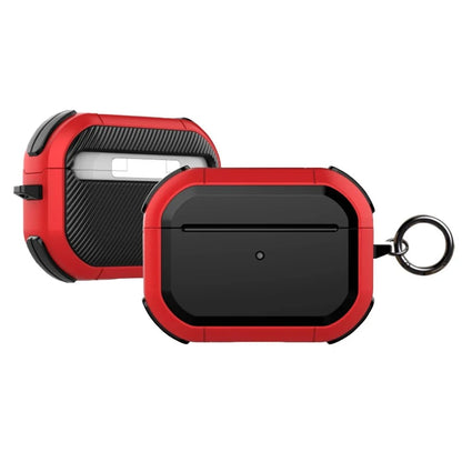 Shockproof AirPods Case with Metal Keychain