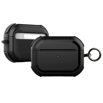 Shockproof AirPods Case with Metal Keychain