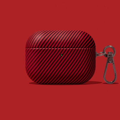 Leather AirPods Case with Carbon Fiber Texture