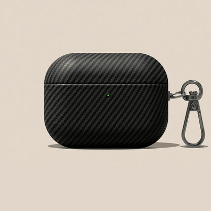 Leather AirPods Case with Carbon Fiber Texture