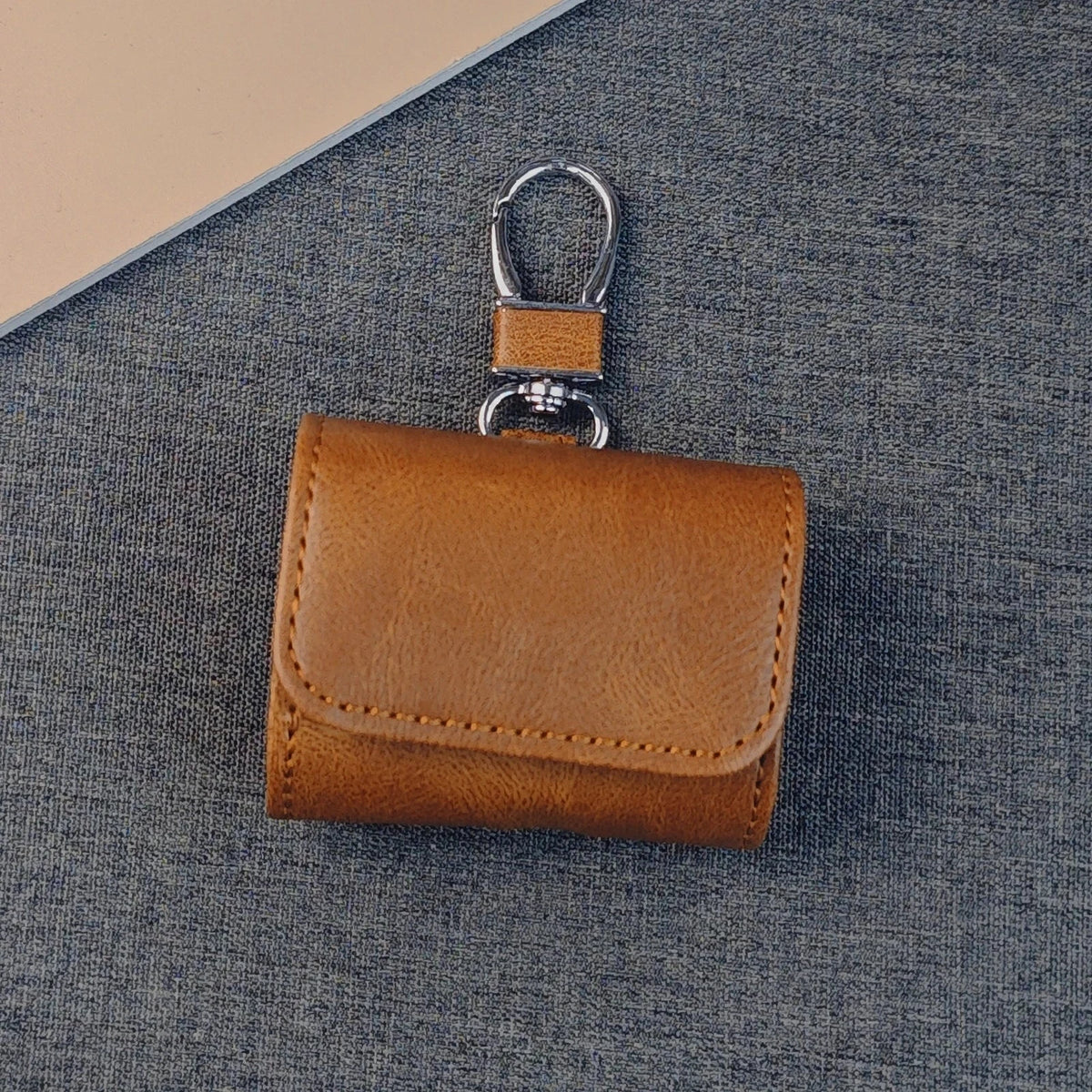 Leather AirPods Case with Metal Buckle