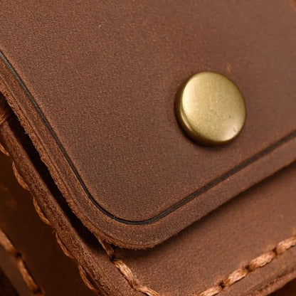 Genuine Leather AirPods Case with Lanyard